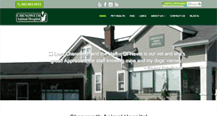 Desktop Screenshot of chenowethanimalhospital.com